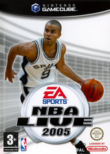 nba live 2005 gamecube – jaquette avant PAL FR