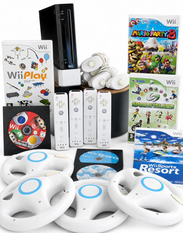 Console Nintendo Wii Giga Pack 4 Personnes – console testée très bon état