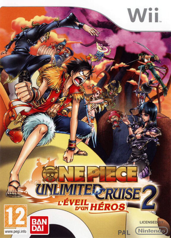 One Piece Unlimited Cruise 2 : L'Eveil d'un Héros Nintendo Wii PAL FR – Aventure Nintendo Wii très bon état testé