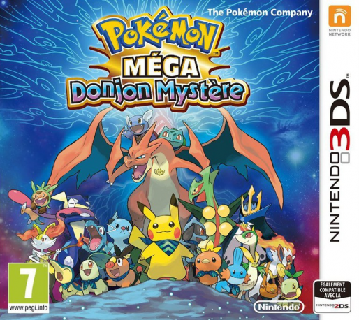 pokemon mega donjon mystere 3ds – jaquette avant PAL FR