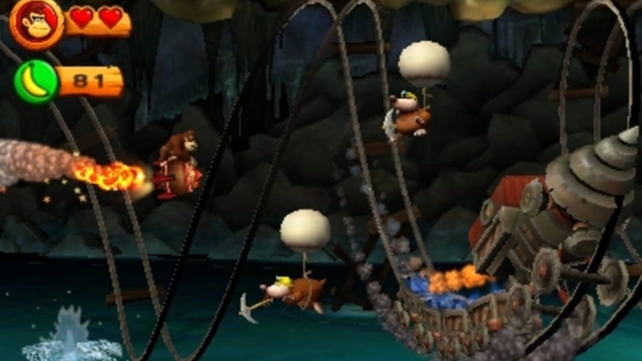donkey kong country returns 3d 3ds – capture d'écran gameplay Nintendo Wii