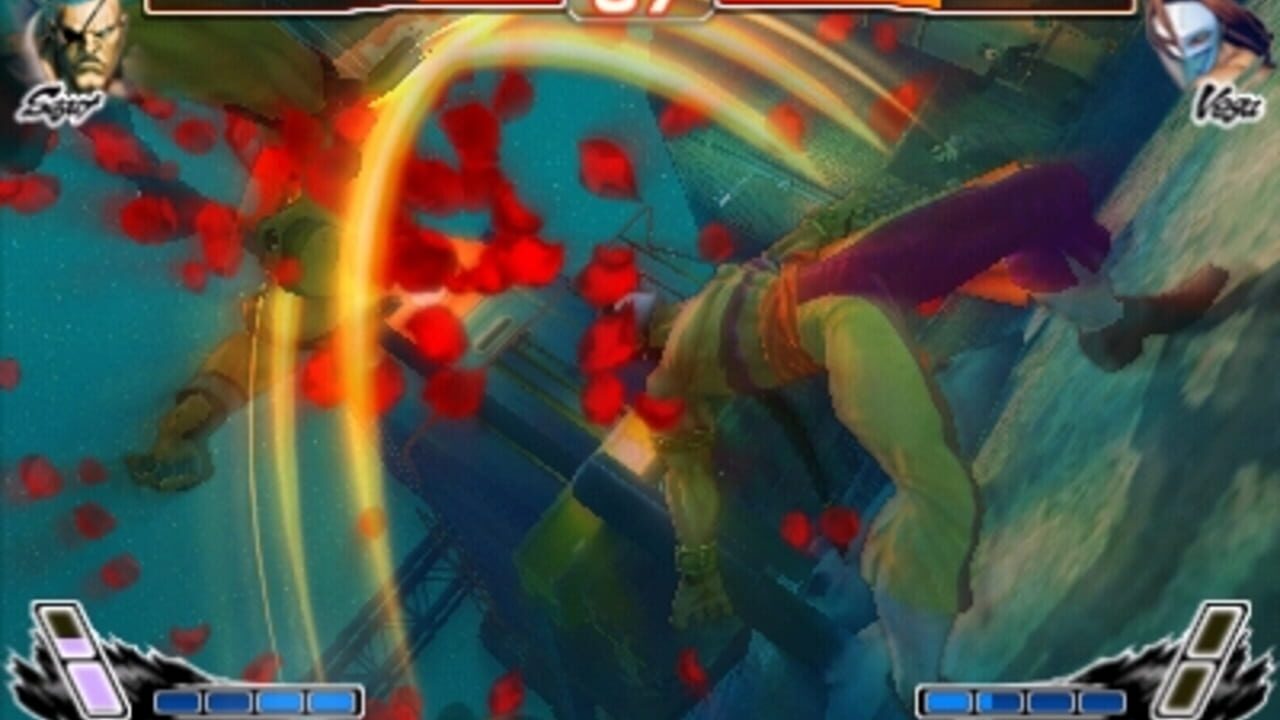 super street fighter iv 3d edition 3ds – capture d'écran gameplay Nintendo Wii