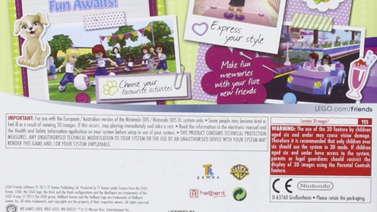lego friends 3ds – capture d'écran gameplay Nintendo Wii