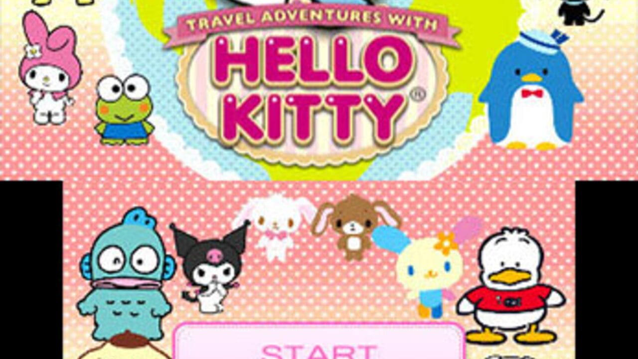 le tour du monde avec hello kitty et ses 3ds – capture d'écran gameplay Nintendo Wii