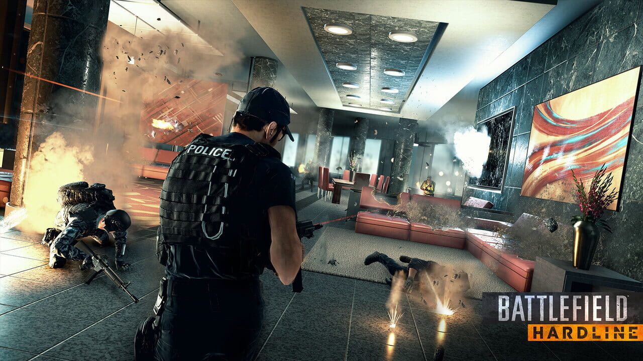 battlefield hardline ps4 – capture d'écran gameplay Nintendo Wii
