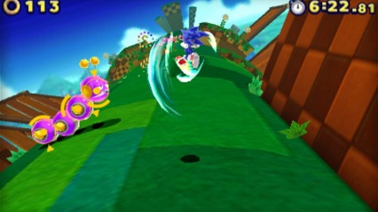 sonic lost world 3ds – capture d'écran gameplay Nintendo Wii