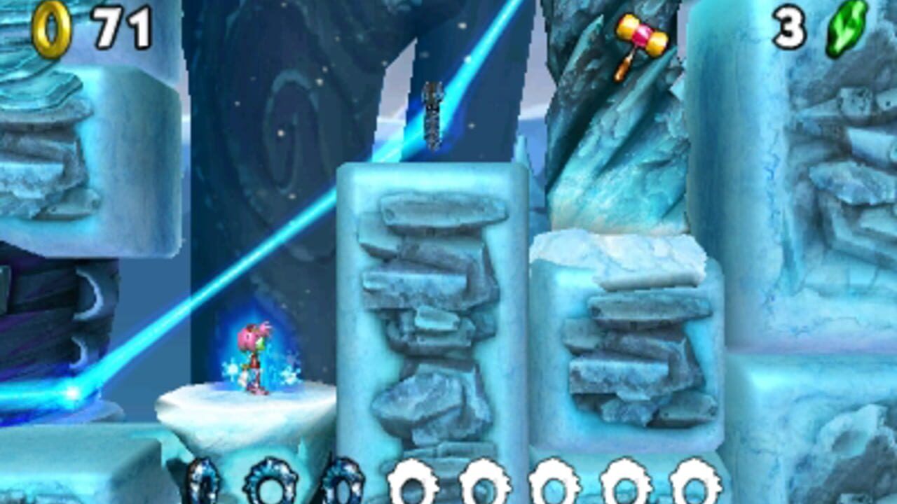 sonic boom le feu et la glace 3ds – capture d'écran gameplay Nintendo Wii