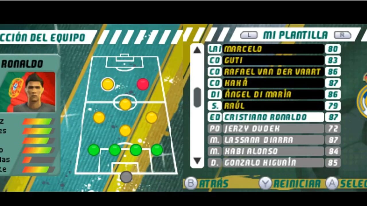 fifa 11 ds – capture d'écran gameplay Nintendo Wii