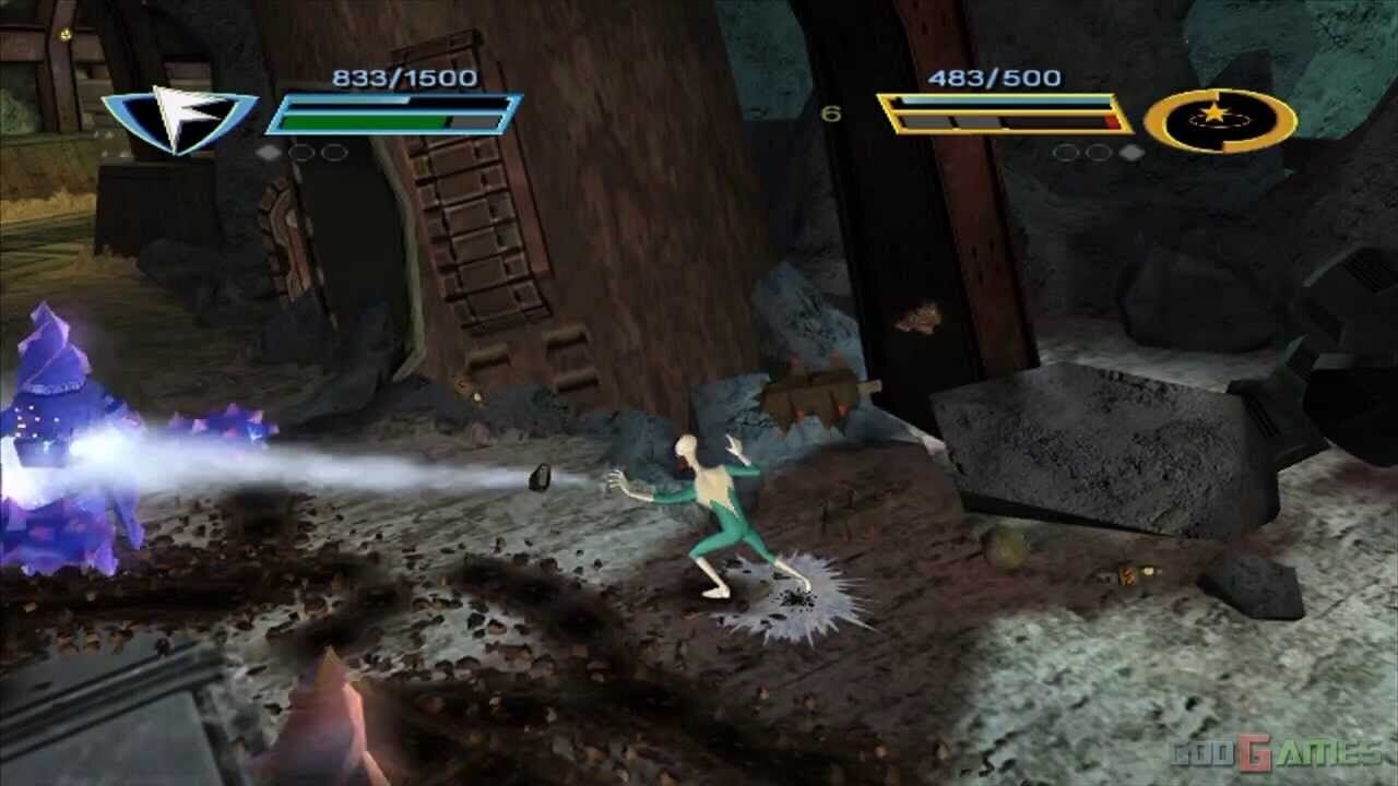 les indestructibles la terrible attaque ds – capture d'écran gameplay Nintendo Wii