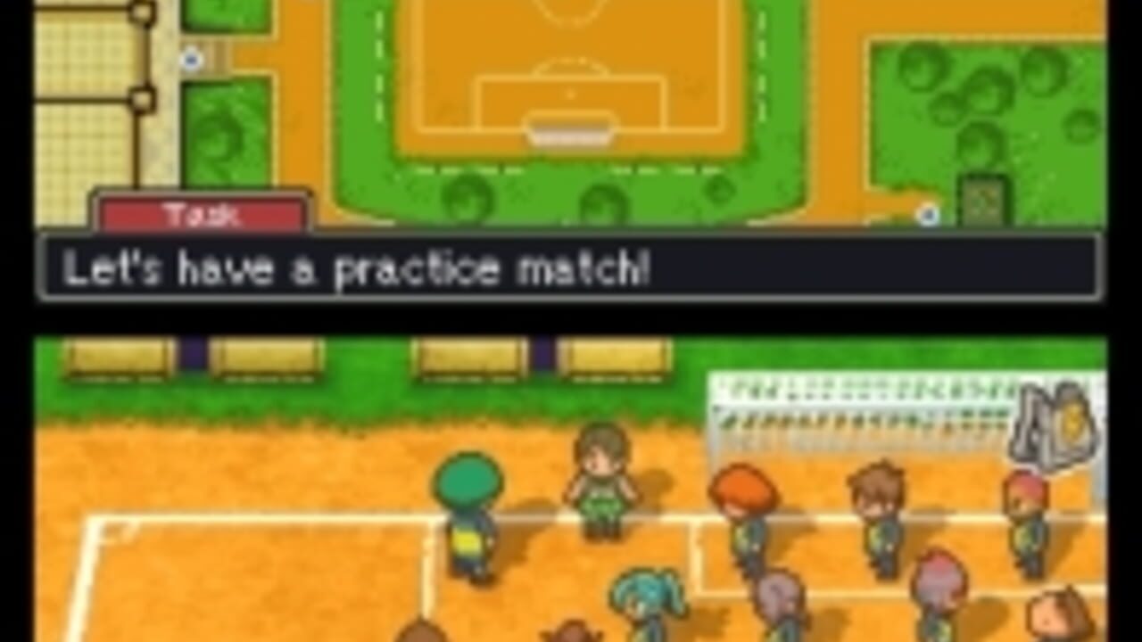 inazuma eleven ds – capture d'écran gameplay Nintendo Wii