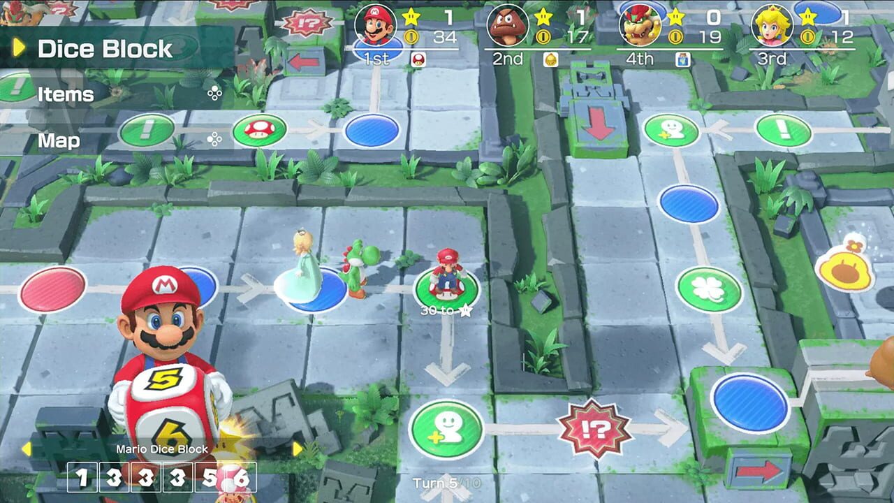 super mario party switch – capture d'écran gameplay Nintendo Wii