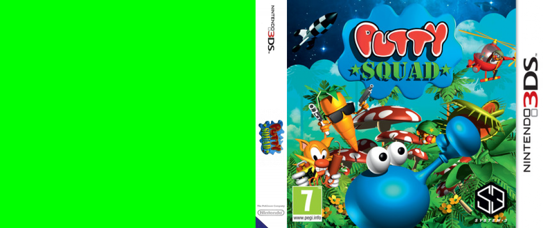 putty squad 3ds – jaquette dépliée Nintendo Wii