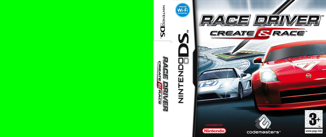 race driver create ds – jaquette dépliée Nintendo Wii