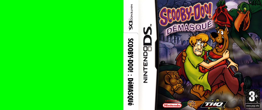 scooby doo demasque ds – jaquette dépliée Nintendo Wii