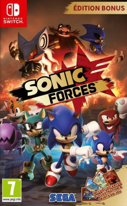 sonic forces switch – jaquette avant PAL FR