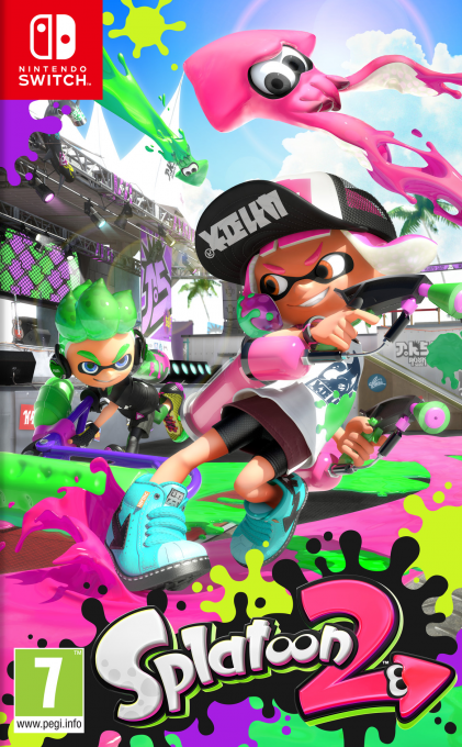 splatoon 2 switch – jaquette avant PAL FR