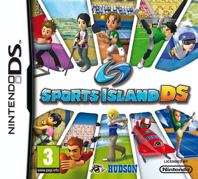 sports island ds – jaquette avant PAL FR