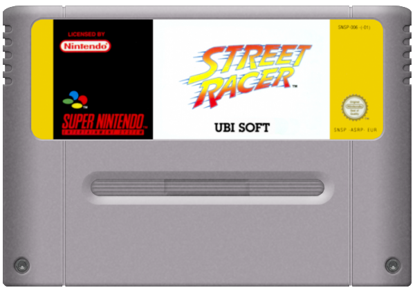 Street Racer Super Nintendo PAL FR – Course Super Nintendo disque seul testé