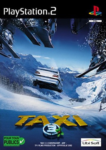 taxi 3 ps2 – jaquette avant PAL FR