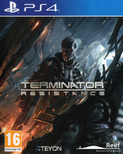 terminator resistance ps4 – jaquette avant PAL FR
