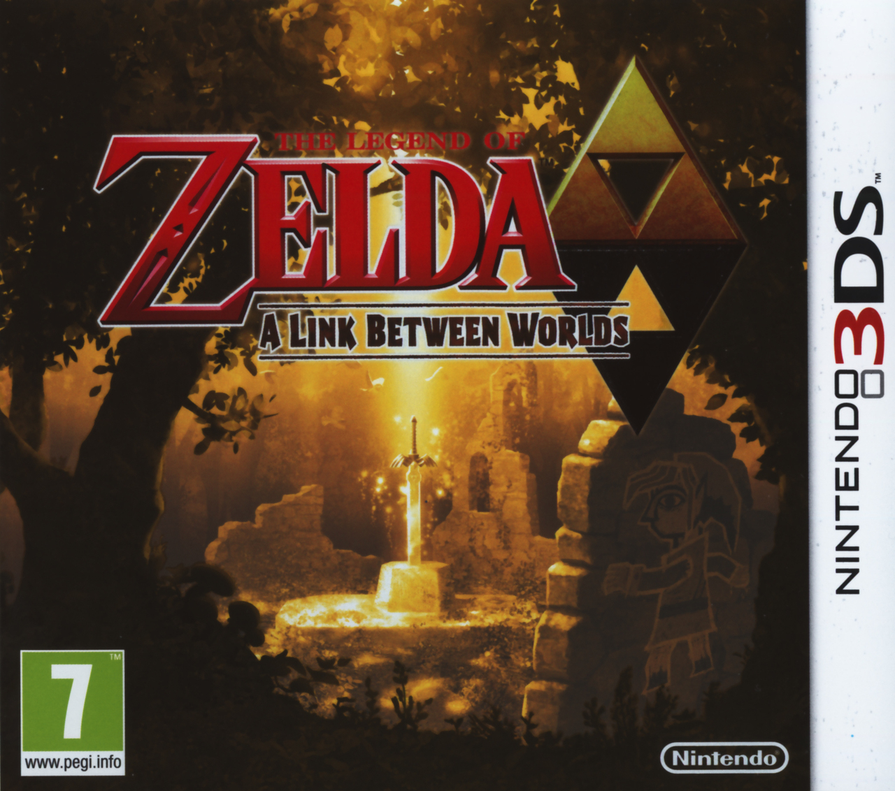 the legend of zelda link between worlds 3ds – jaquette avant PAL FR
