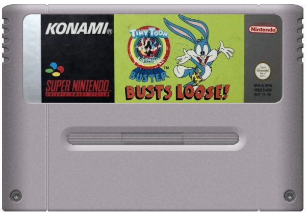 Tiny Toon Adventures : Buster Busts Loose! Super Nintendo PAL FR – Plateforme Super Nintendo disque seul testé