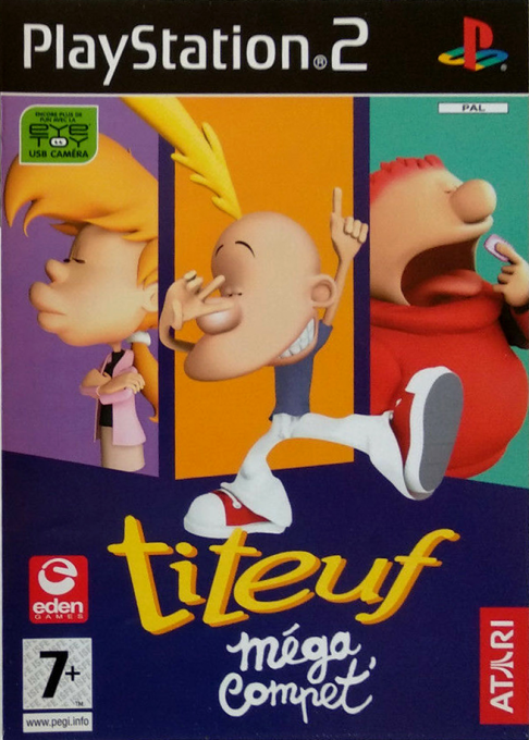 Titeuf - Méga Compet Sony PlayStation 2 PAL FR – Party game Sony PlayStation 2 très bon état testé