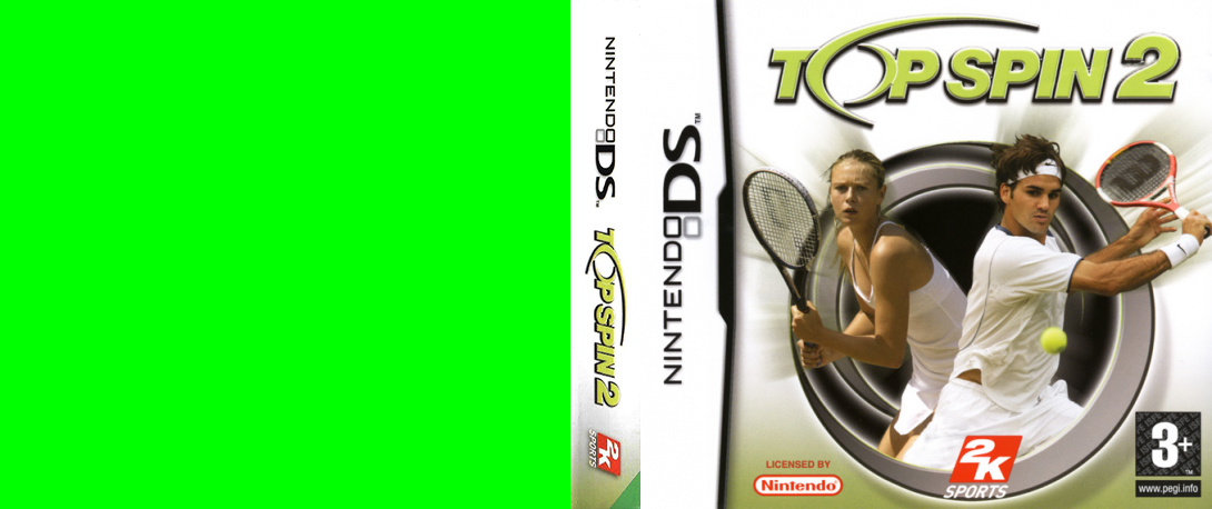 top spin 2 ds – jaquette dépliée Nintendo Wii