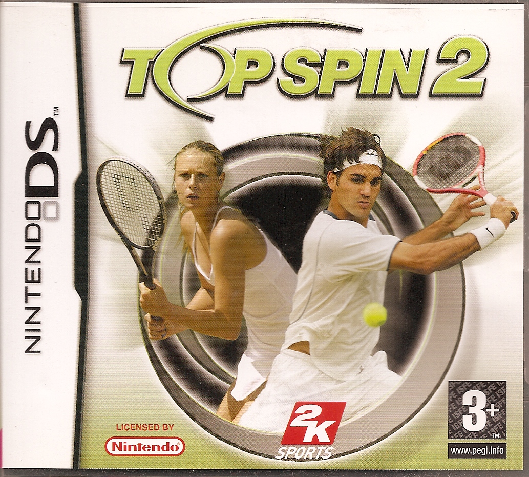 top spin 2 ds – jaquette avant PAL FR