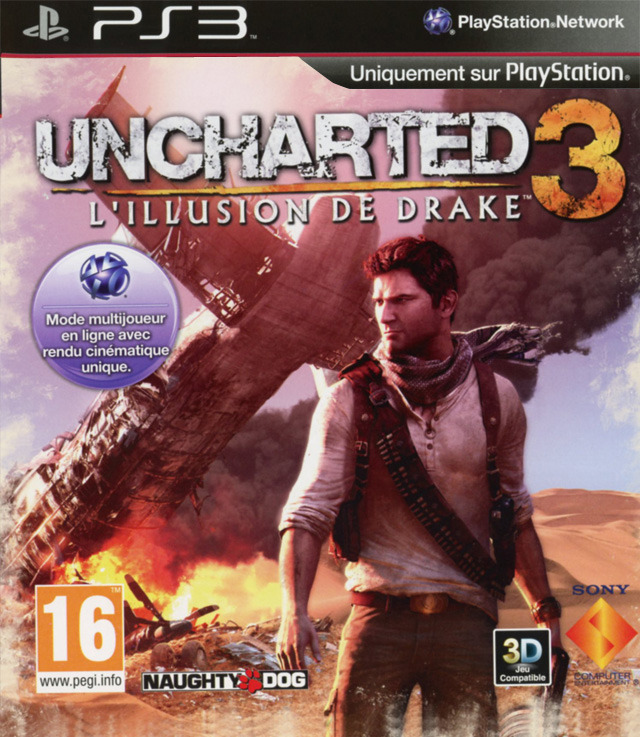 Uncharted 3 : L'Illusion de Drake Sony PlayStation 3 PAL FR – Action-Aventure Sony PlayStation 3 très bon état testé