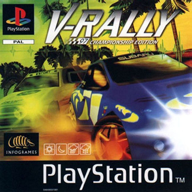V-Rally : 97 Championship Edition Sony PlayStation PAL FR – Course Sony PlayStation très bon état testé