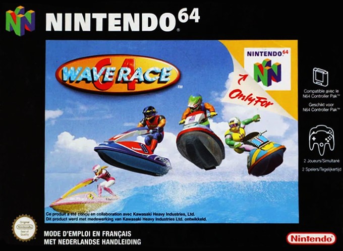 wave race 64 n64 – jaquette avant PAL FR