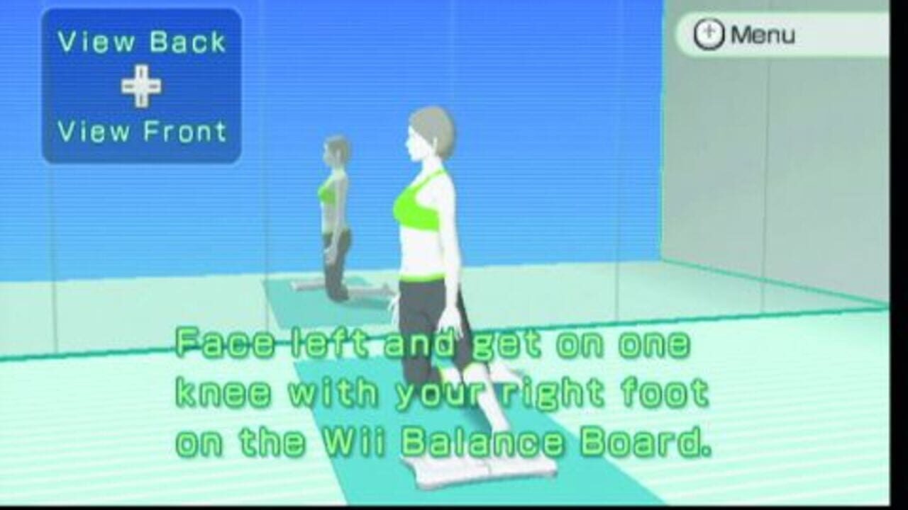 fit plus noire balance sans boite wii – capture d'écran gameplay Nintendo Wii