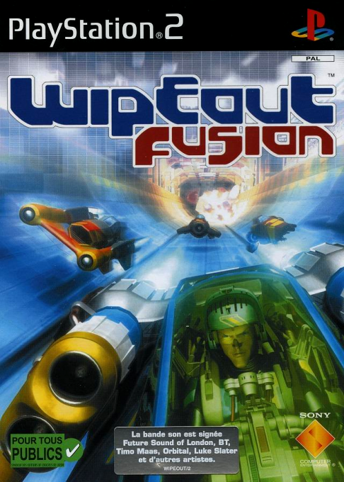 WipEout Fusion Sony PlayStation 2 PAL FR – Course Sony PlayStation 2 très bon état testé