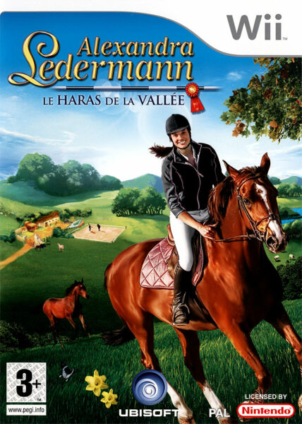 alexandra Ledermann le Haras de la Vallee Wii – jaquette avant PAL FR très bon état testé