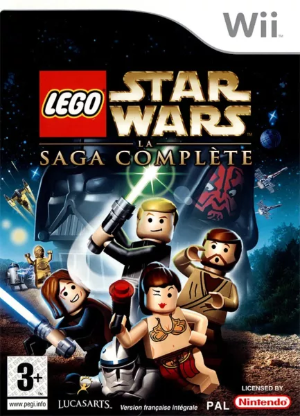 lego star wars la saga complete wii – jaquette avant PAL FR
