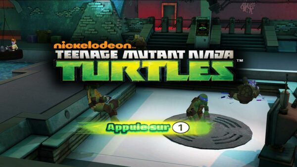 teenage mutant ninja turtles wii – écran-titre Nintendo Wii