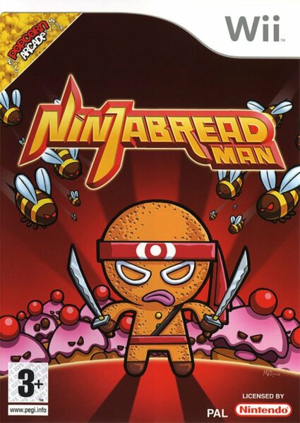 ninjabread man wii – jaquette avant PAL FR très bon état testé