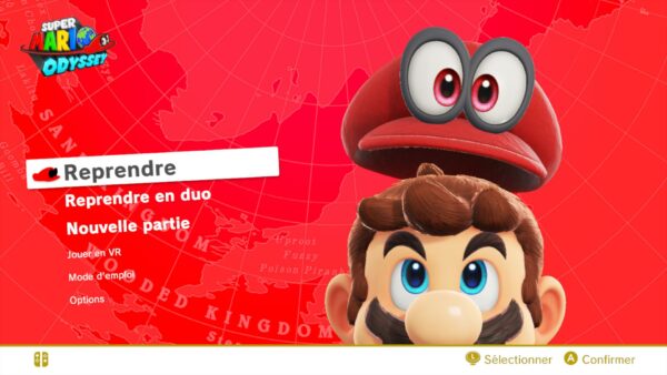 super mario odyssey switch – écran-titre Nintendo Wii
