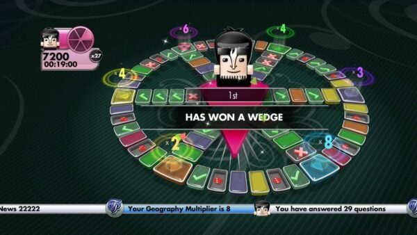 trivial pursuit wii – capture d'écran gameplay Nintendo Wii