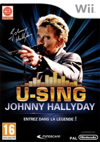 sing johnny hallyday wii – jaquette avant PAL FR très bon état testé